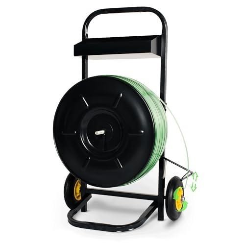Heavy Duty Strapping Cart, Strapping Dispenser for Poly/Plastic Steel/Fibre S...