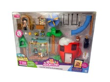 NEW Adopt Me Coffee Shop Playground Playset 23-pc Set Figures Pets  Accessories