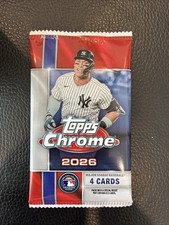 2026 Topps Chrome Baseball Sealed Pack BLASTER PACK!!! 🔥🔥🔥🔥