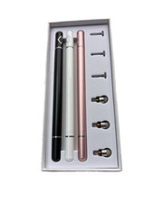Stylus Pens for Touch Screens, LezGo Disc  Fiber 2 Ends Magnetic Caps Slim Thin