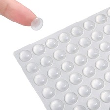 Cabinet Door Bumpers, 200 Pcs Self Adhesive Clear 200-clear, Transparent