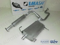 Imasaf Auspuffset Ab Kat für Primera Ii+Hatchback 2.0 16V 96-02 | Msd+Esd