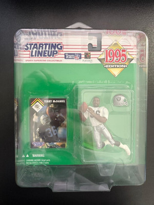 Starting Lineup 1995 Terry McDaniel NFL Figure--Display case included