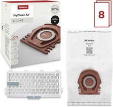 Miele HyClean Air CO Vacuum Cleaner Bags for Miele Guard M1 8 CT  2 FILTERS