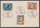 ✔️ GERMANY 3. Reich WWII RARE FDC Special Postmark POSTCARD