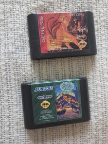 Sega Genesis Model 2 Console Complete CIB In Original Box Lion King Bundle 