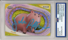 2025 TOPPS CHROME DISNEY GOLD REF HAMM SIGNED JOHN RATZENBERGER PSA DNA COA AUTO