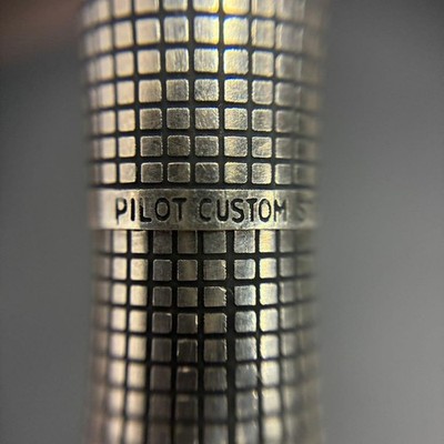 PILOT Sterling Silver Fountain Pen Japan Made Unique Finish Ready