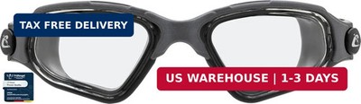 CRESSI Swim Goggles with Reduced Frame for Expanded Field of Vision - Clear Eyes