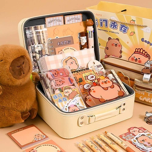 Pencil Case Capybara Stationery Set Back-to-school Gift Kit  for Students - Picture 5 of 21