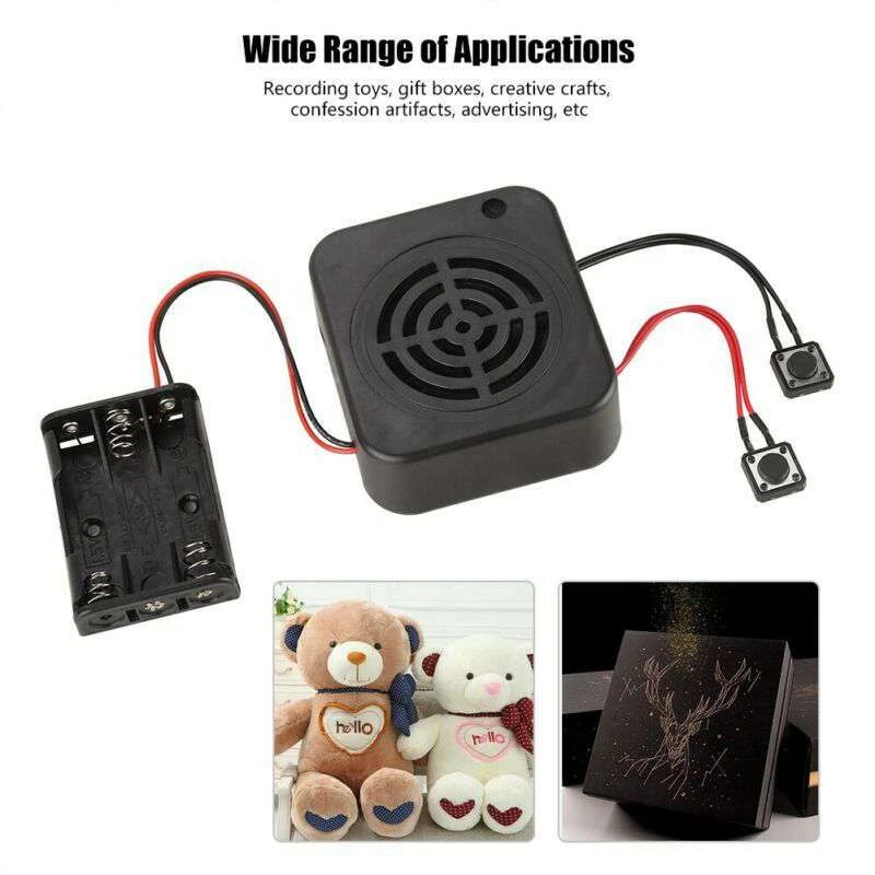 4 Minutes Recordable Voice Music Box Sound Module for Stuffed Animals Toys Gift - Image 2 of 4