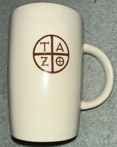 2012 Starbucks Kaffee TAZO Tee Logo großer Becher 11,8 oz cremefarben & braun - Bild 3 von 10