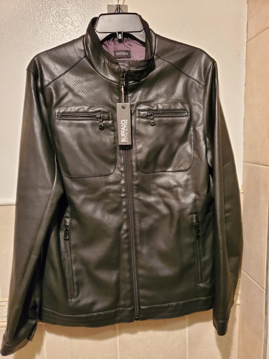 Buffalo david bitton jacket black men s