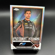 2023 Topps Chrome F1 #91 Juan Manuel Correa Chrome Refractor F2 Van Amersfoort