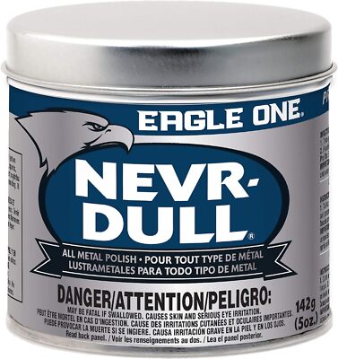 Eagle One Nevr Dull All Metal Wadding Polish 5 Oz Auto Chrome Aluminum Cleaner