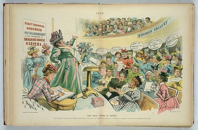 Photo of Puck,Next Thing in Order,1897,Taylor,Social Life,Women,Organizations