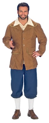 Medioevo Costume Uomo Con Pantaloni Alla Zuava Pellegrini Della Coloniale  Teatro | eBay