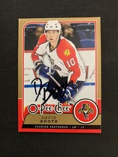 DAVID BOOTH PANTHERS AUTOGRAPH AUTO 08-09 O-PEE-CHEE OPC #180 *10714