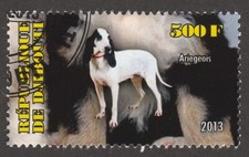 ARIEGEOIS HOUND ** Francobollo Int'l Dog Arte ** Ottima idea regalo ** 
