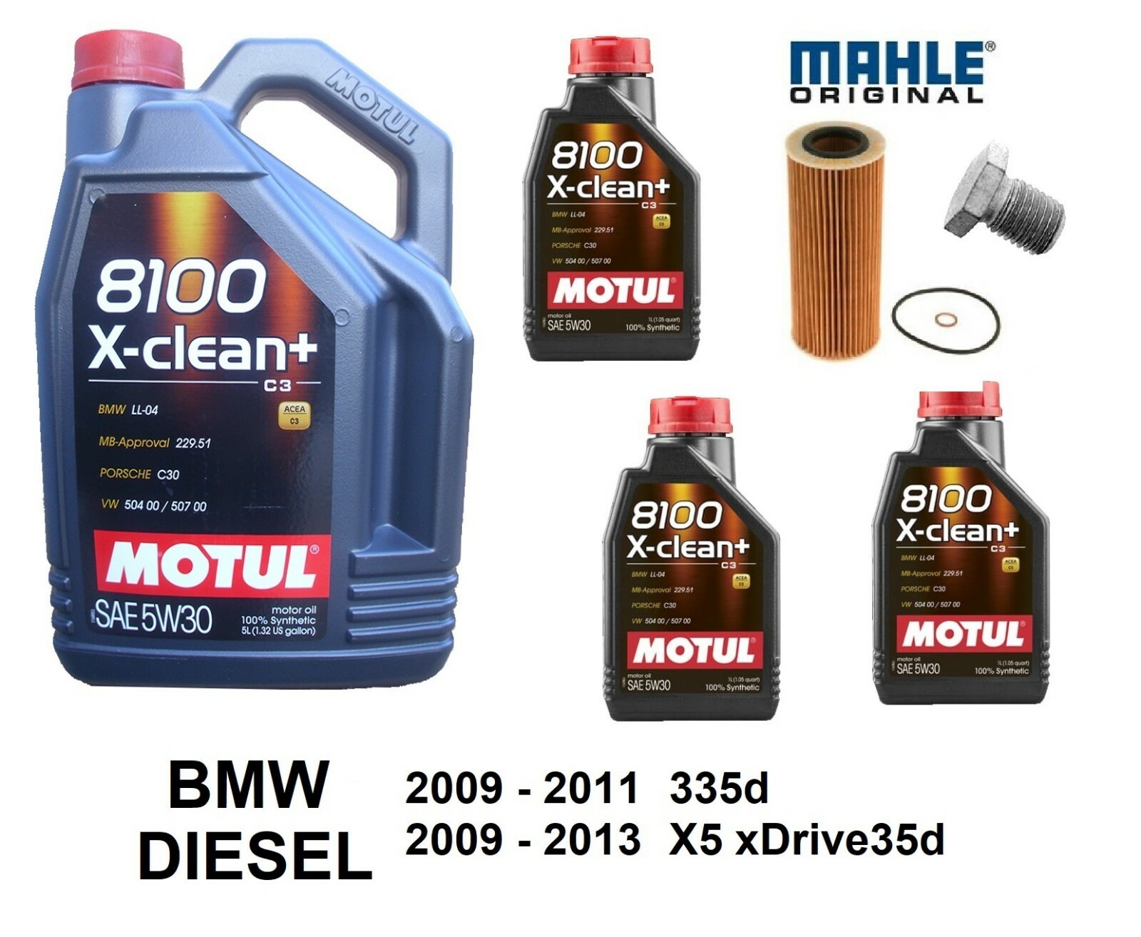 MOTUL Engine Oil Change Kit BMW Diesel 335D , X5 xDRIVE35D | eBay