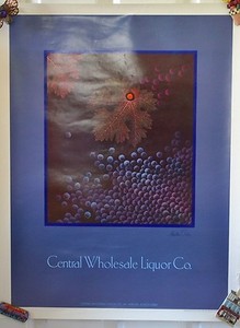 Vintage Central Wholesale Liquor Company Wine Poster #30 Advertising
