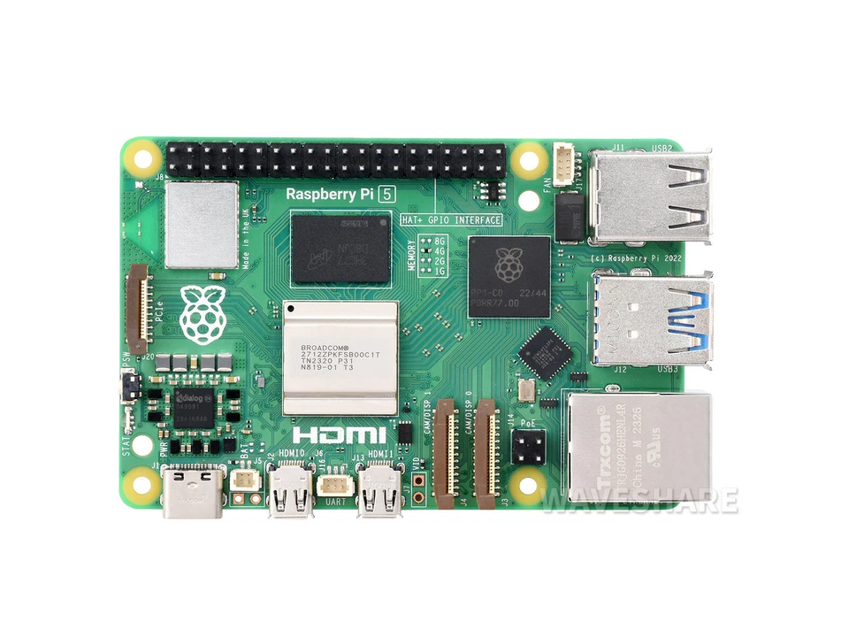 Raspberry Pi 5 2gb 4gb 8gb Ram Board Quad-Core 64-bit 2.4GHz WiFi Bluetooth - Image 4 of 4