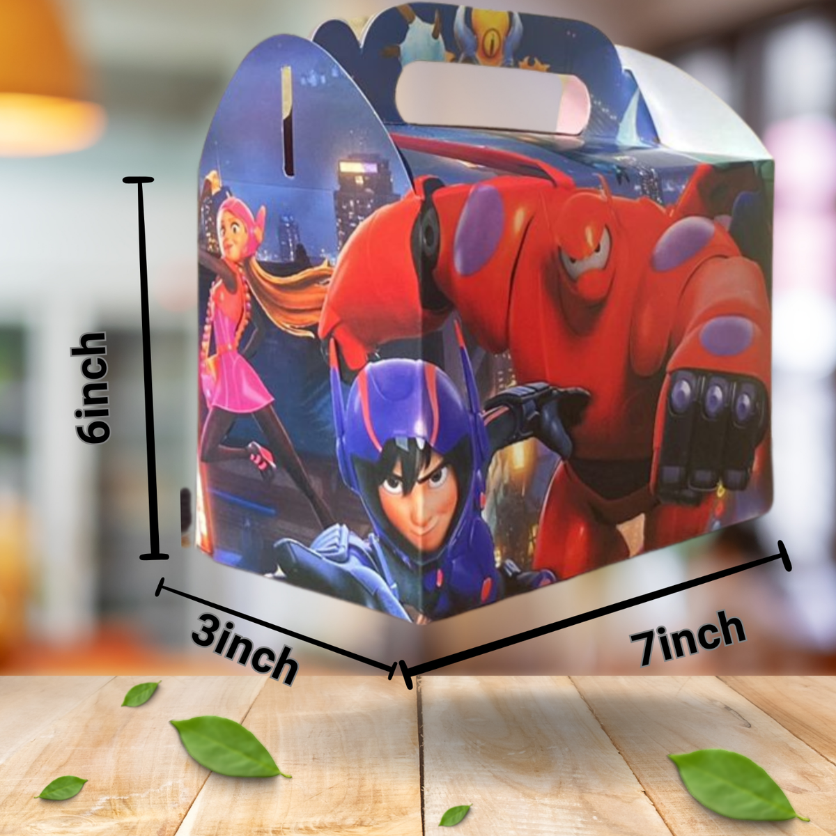 baymax marvel gift box birthday party supplies favor centerpiece