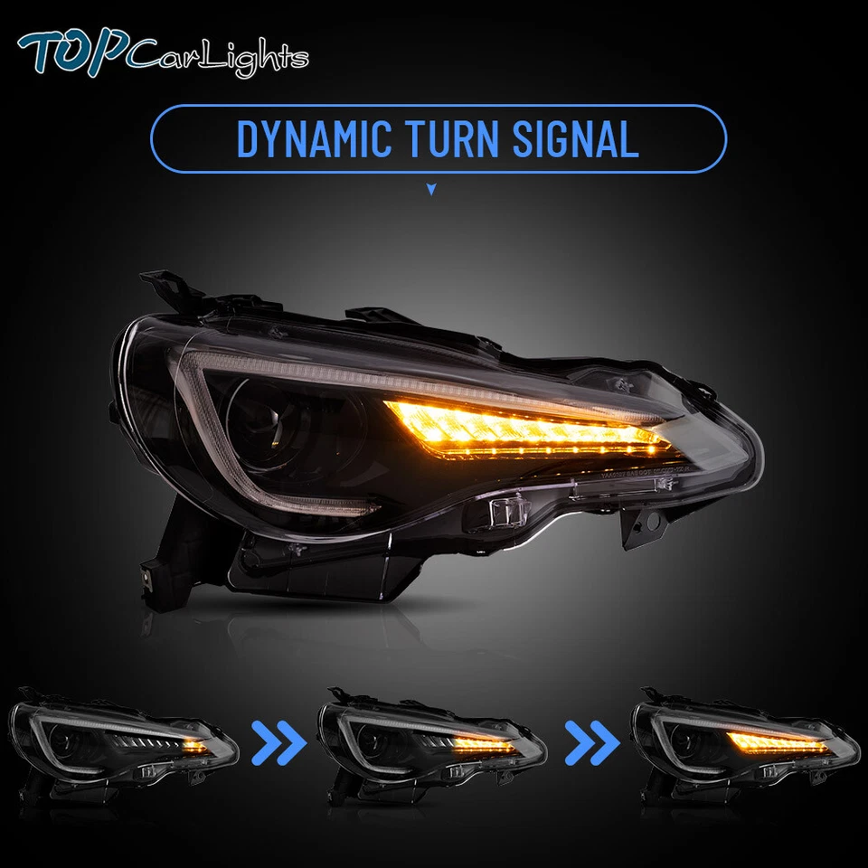 Faros LED VLAND para Toyota 86/Subaru Brz/Scion FR-S con señales secuenciales Foto 4 de 4