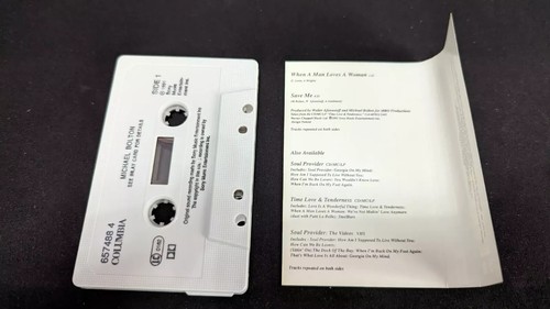 Michael Bolton – When A Man Loves A Woman - Cassette Single - Picture 2 of 3