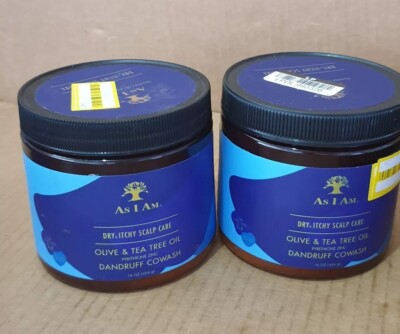 (2-Pack) As I Am Dry & Itchy Hair Scalp Care Dandruff CoWash, 16oz