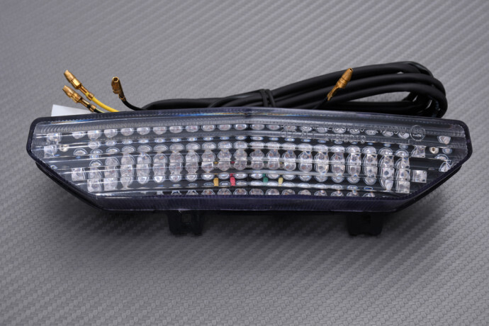 Feu de frein LED transparent Kawasaki GTR 1400, éclairage puissant Plug & Play ZGT40