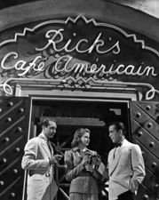 CASABLANCA 8x10 Photo Humphrey Bogart, Ingrid Bergman and Paul Henreid Poster