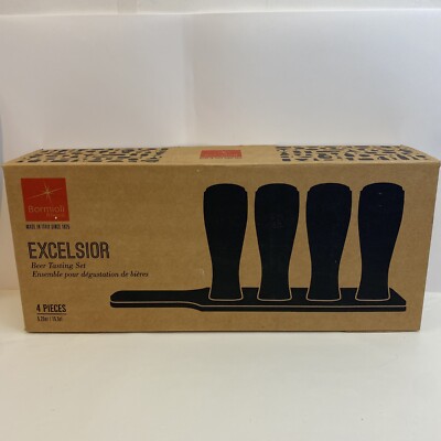 Bormioli Rocco Excelsior 4 Beer Testing set 5.25 oz glasses