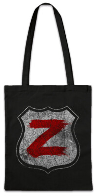 Z Shield Stofftasche Einkaufstasche Sign Logo Nation Symbol Simon 10K Citizen
