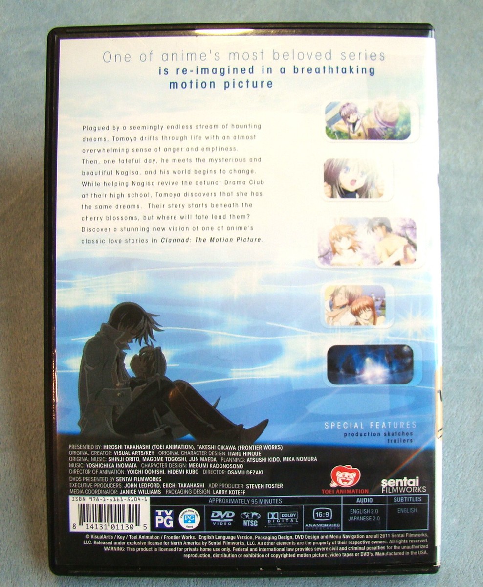 Clannad: The Motion Picture ~2011 DVD~ Dezaki Japanese Anime Film