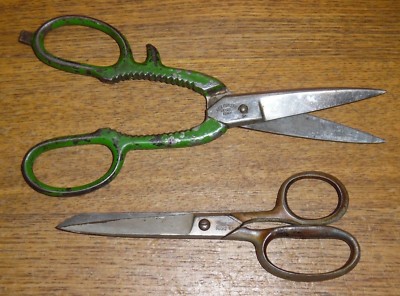 Vintage Scissors - Rex Cutlery Italy Joy K-300 & Durex 760/2 6'' Solingen Germany