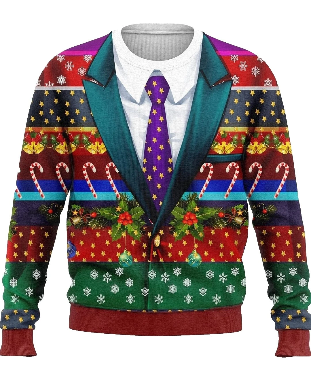 Christmas Multicolor Sweaters for Men