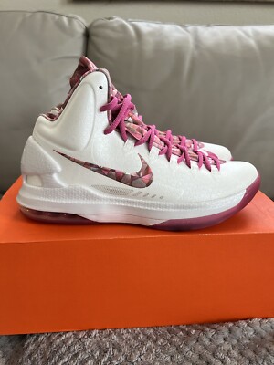Nike KD Kevin Durant V Premium Aunt Pearl Size 9 598601 100 Brand New