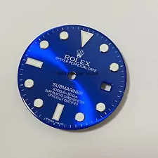 1PC NEW 3135mm Watch black green water ghost dial for 2836 2824 3135 movement