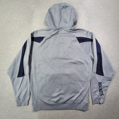 Under Armour Toldeo Rockets Hoodie Mens Medium Gray Navy Embroidered Spell Out - Picture 9 of 10