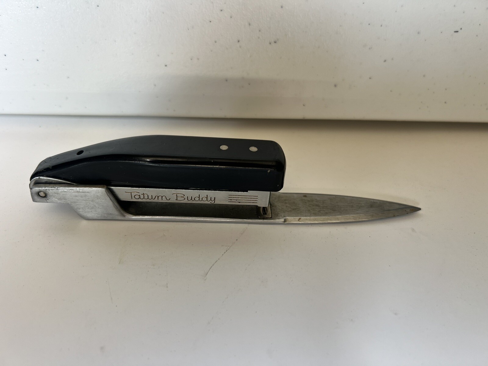 Vintage Tatum Buddy Stapler Letter Opener in One with Swingline Staples-image