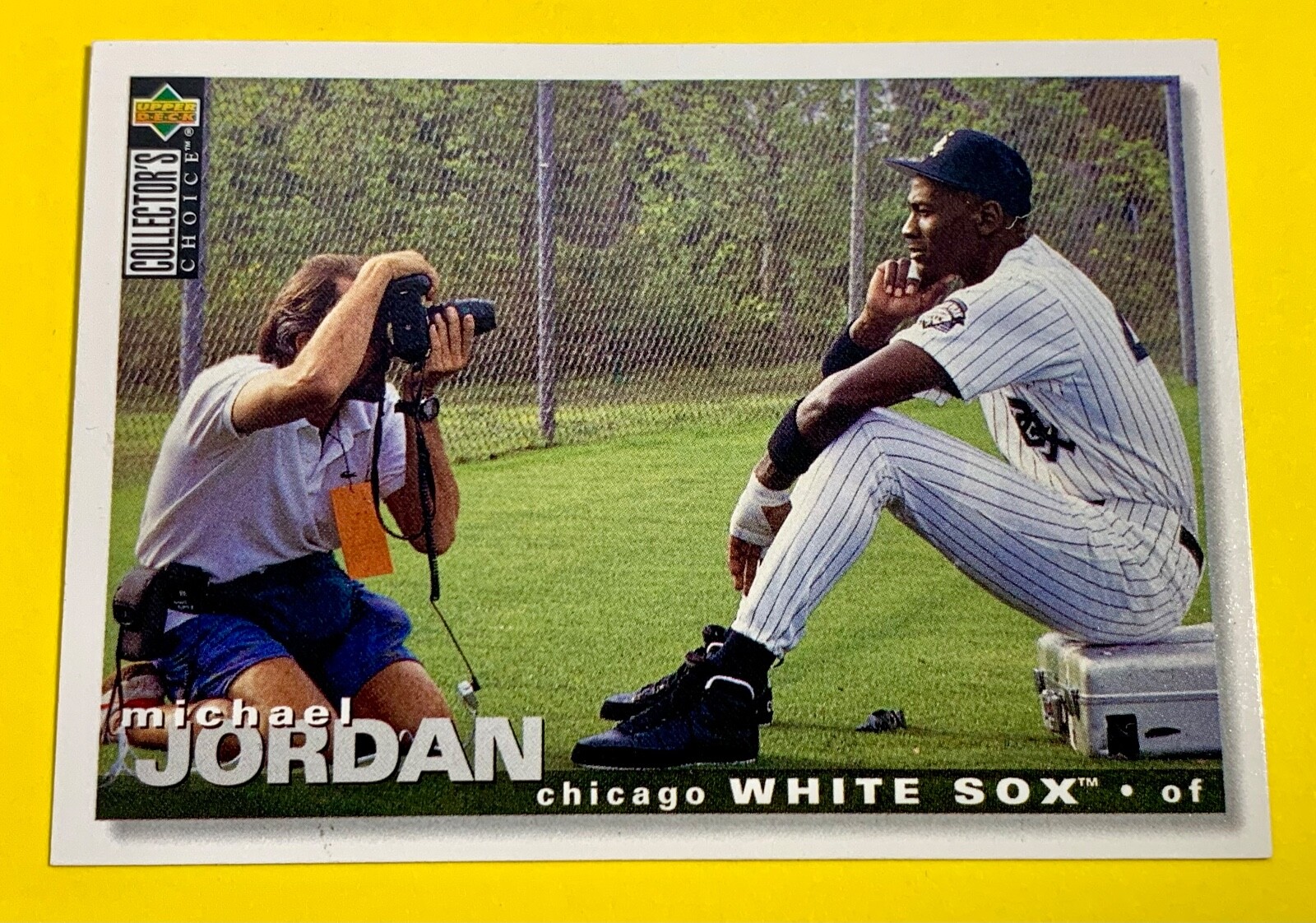1995 Upper Deck COLLECTORS CHOICE Michael Jordan Rookie RC #500 WHITE SOX