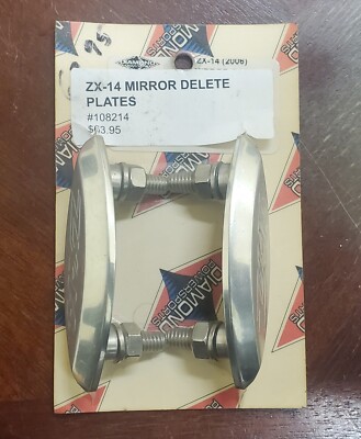 ZX-14 MIRROR DELETE PLATES, #108214 | eBay
