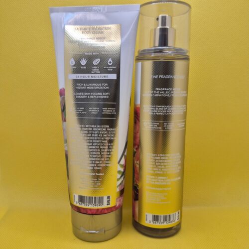 SET BATH & BODY WORK BRIGTEST BLOOM FRANCE MIST & BODY CREAM HIDRATION 8 OZ - Picture 3 of 8