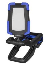 Faithfull LED 1000 Lumen Rechargeable Clip-On Stand Site Flood Light, FPPCLIP10R