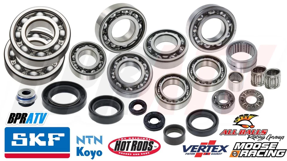 02-08 CRF450R CRF 450R SKF Cojinete de motor Completo Kit de sellos de rodamientos inferiores Foto 2 de 4