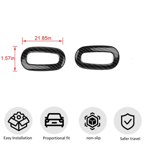 Carbon Fiber Car Dash Interior Panel Decor Cover Trim Kit for 14+ Dodge Durango - Picture 310 of 394