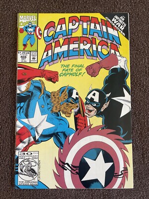 Captain America #408 (Marvel Comics October 1992) for sale online