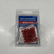 TruePower 1.5" Red Anchor #7-9, 25 pack NEW IN PACKAGE