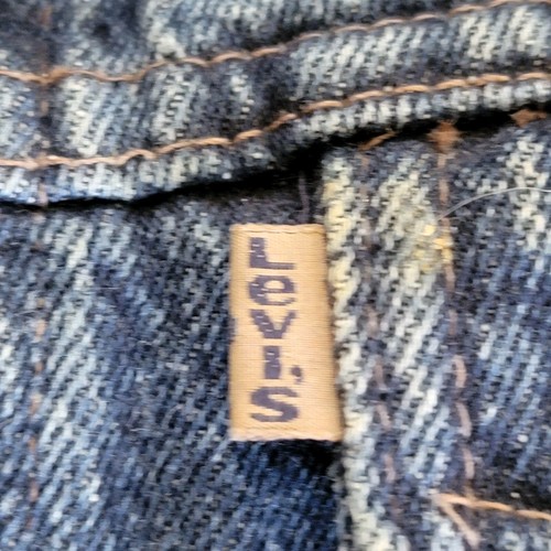 Vintage Levi's Denim Trucker Jacket 80's Brown Tab Type II Size S Small Made USA - Picture 15 of 23